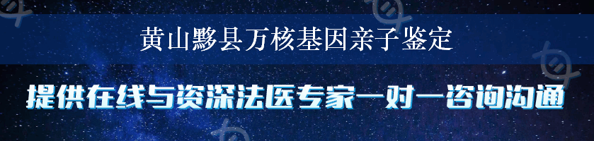 黄山黟县万核基因亲子鉴定